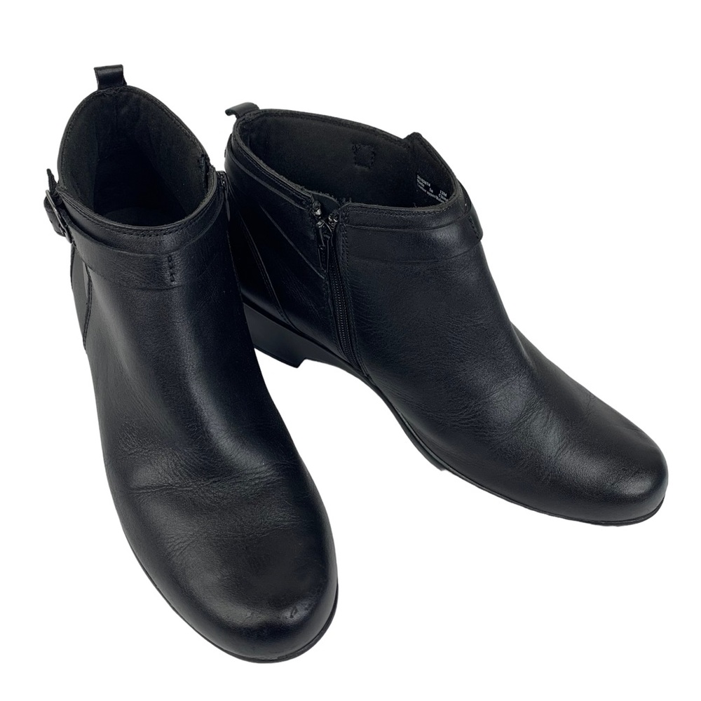 Clarks Black Ankle Boots